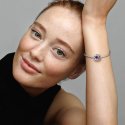 Charm Cerchio Eterno Viola Febbraio