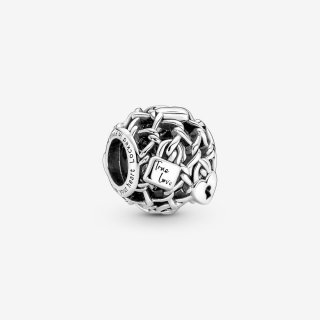 Charm Openwork Lucchetti D'Amore