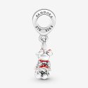 Disney, Charm Pendente Mickey Mouse & Minnie, Il Bacio