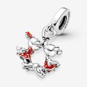 Disney, Charm Pendente Mickey Mouse & Minnie, Il Bacio