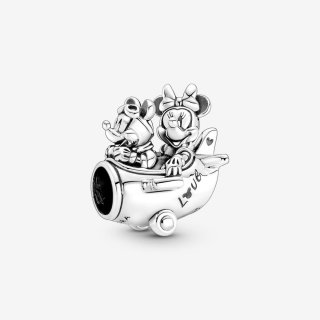 Disney, Charm L'Aereo Di Mickey Mouse & Minnie