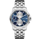Hamilton - Jazzmaster Auto Chrono - Acciaio - Blu