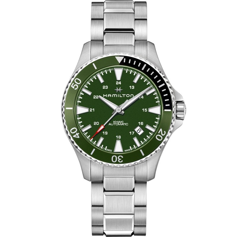 Hamilton - Khaki Navy Scuba Auto - Acciaio - Verde