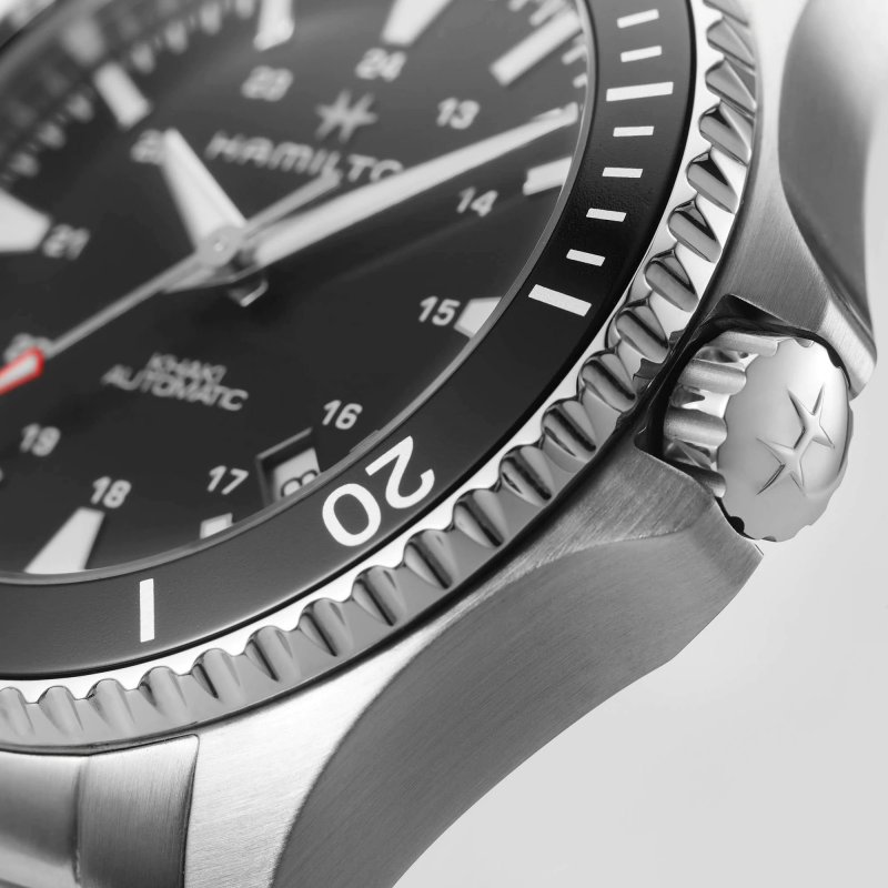 Hamilton - Khaki Navy Scuba - Acciaio - Nero
