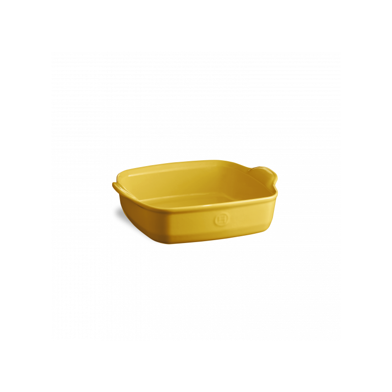 Emile Henry - Pirofila Quadrata - Ceramica - Giallo Senape