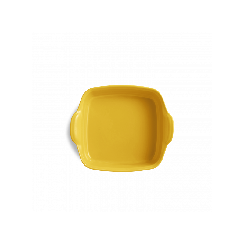 Emile Henry - Pirofila Quadrata - Ceramica - Giallo Senape