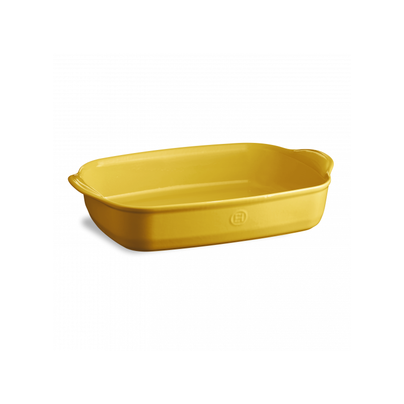 Emile Henry - Pirofila Grande Rettangolare - Ceramica - Giallo