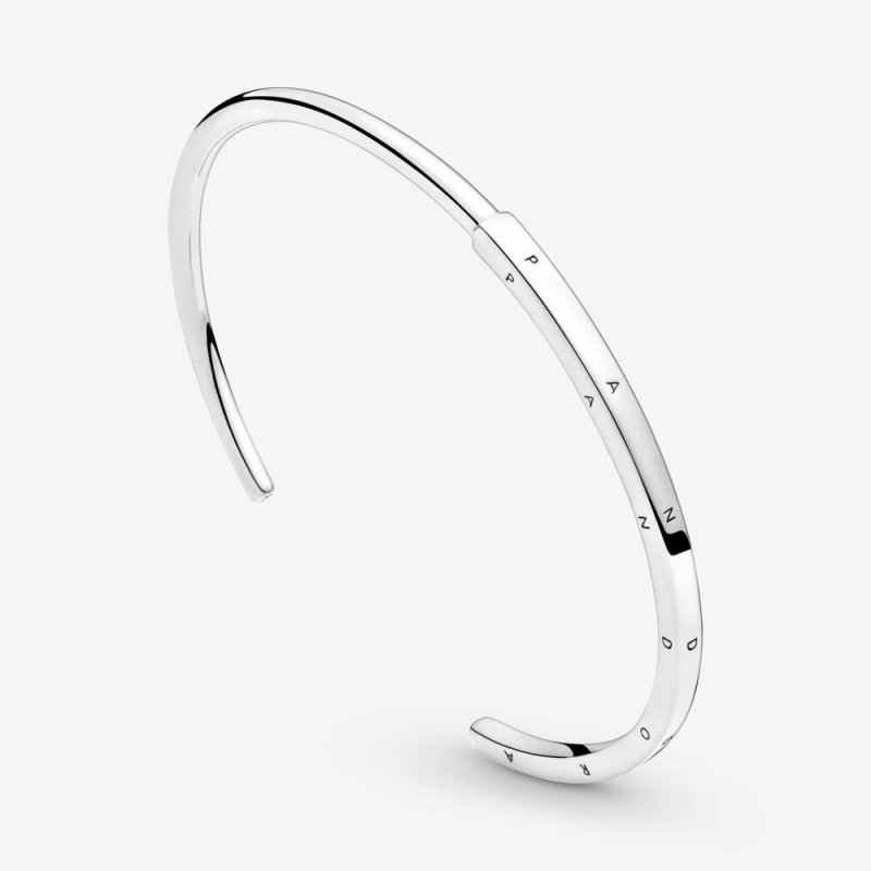 Bracciale Rigido Logo Pandora
