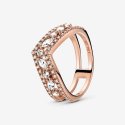 Anello chevron doppio taglio marquise