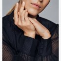 Wishbone Pandora Rose Ring With Clear Cu