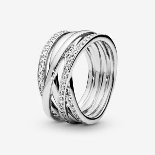 Silver Ring With Cubic Zirconia