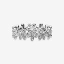Daisy Silver Ring With Cubic Z