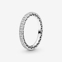 Silver Ring With Clear Cubic Zirconia