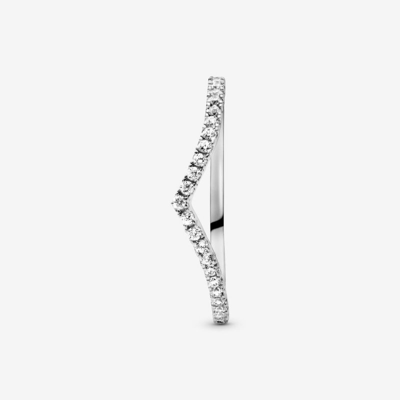 Anello a V scintillante