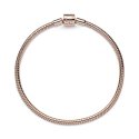 Bracciale Pandora Moments con maglia snake e chiusura a barile