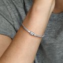 Bracciale Pandora Moments con maglia snake e chiusura a barile