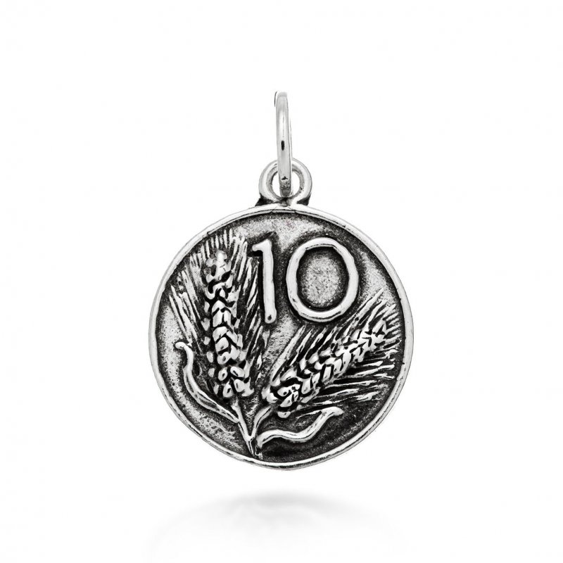 Giovanni Raspini - Charm 10 Lire - Argento