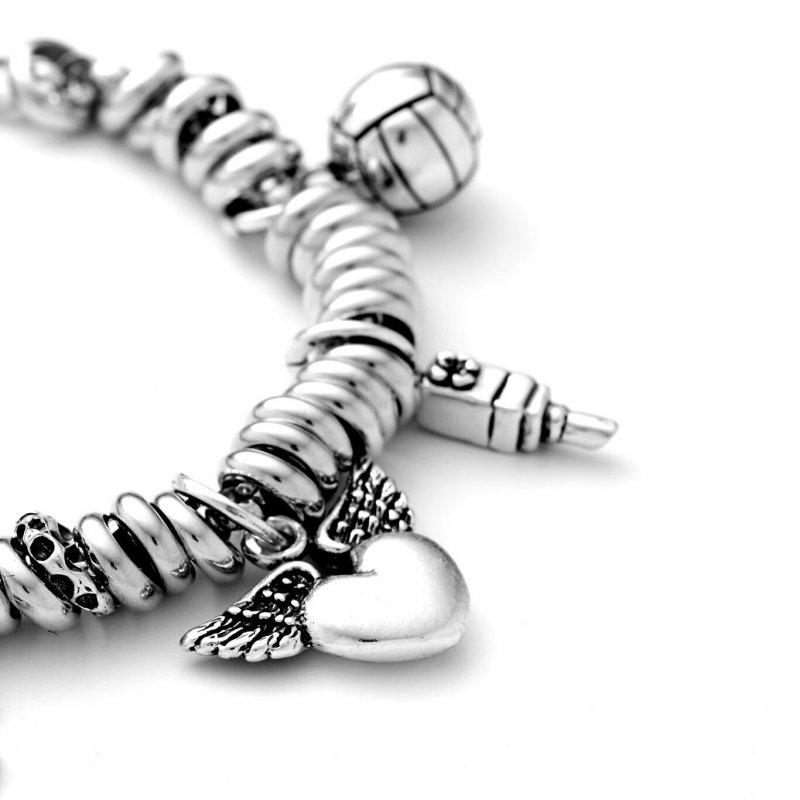 Giovanni Raspini - Charm Cuore Alato - Argento