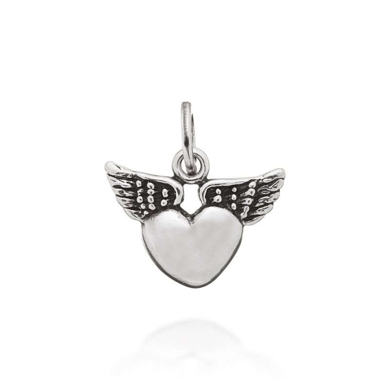 Giovanni Raspini - Charm Cuore Alato - Argento