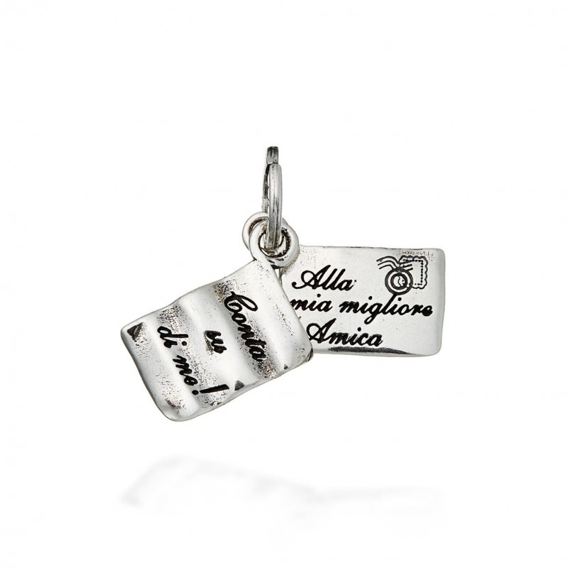 Giovanni Raspini - Charm Love Letter Amica - Argento