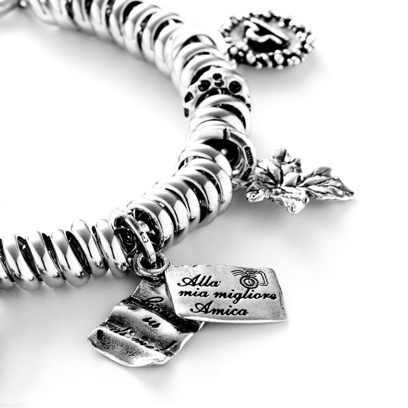 Giovanni Raspini - Charm Love Letter Amica - Argento