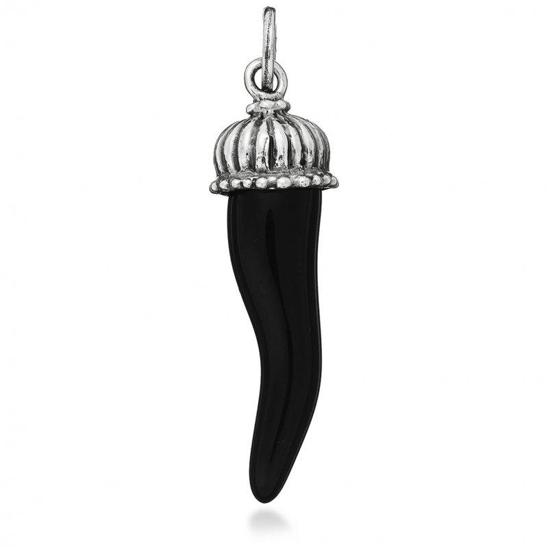 Giovanni Raspini - Charm Corno Nero - Argento