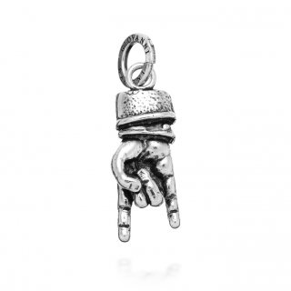 Giovanni Raspini - Charm Mano Corna - Argento