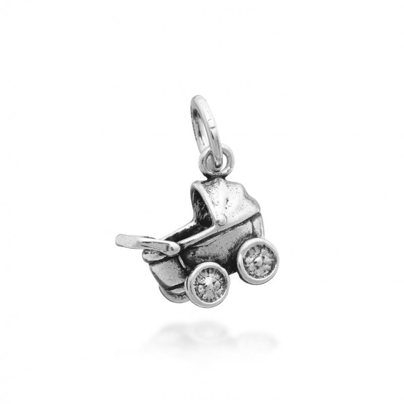 Giovanni Raspini - Charm Carrozzina Big - Argento