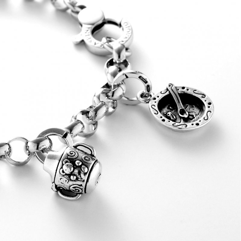 Giovanni Raspini - Charm Bicchiere Baby - Argento