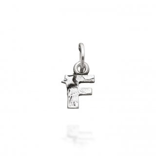Giovanni Raspini - Charm "F" Con Stelle - Argento