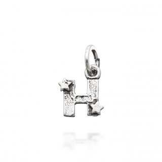Charm "H" Con Stelle