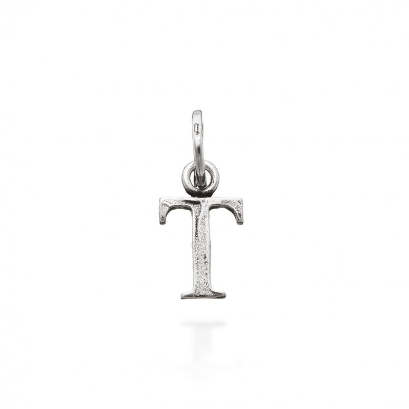 Giovanni Raspini - Charm Lettera Logo T - Argento