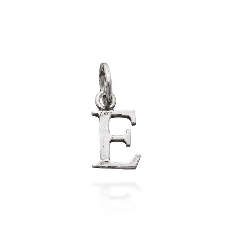 Giovanni Raspini - Charm Lettera Logo E - Argento