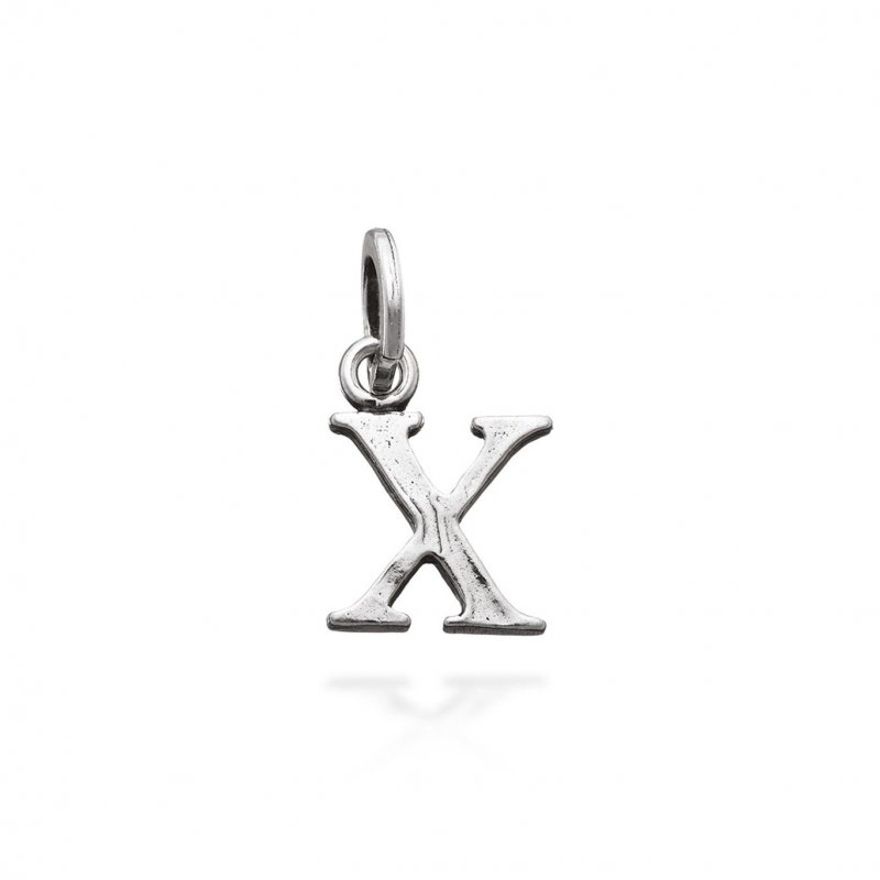 Giovanni Raspini - Charm Lettera Logo X - Argento