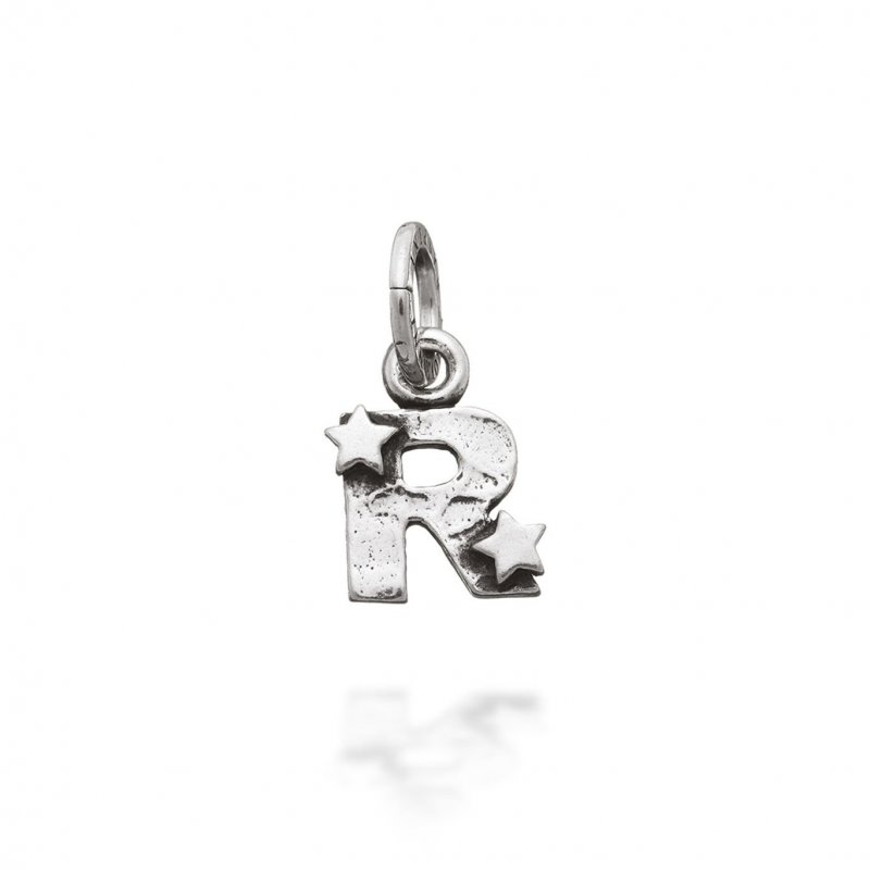 Giovanni Raspini - Charm "R" Con Stelle - Argento