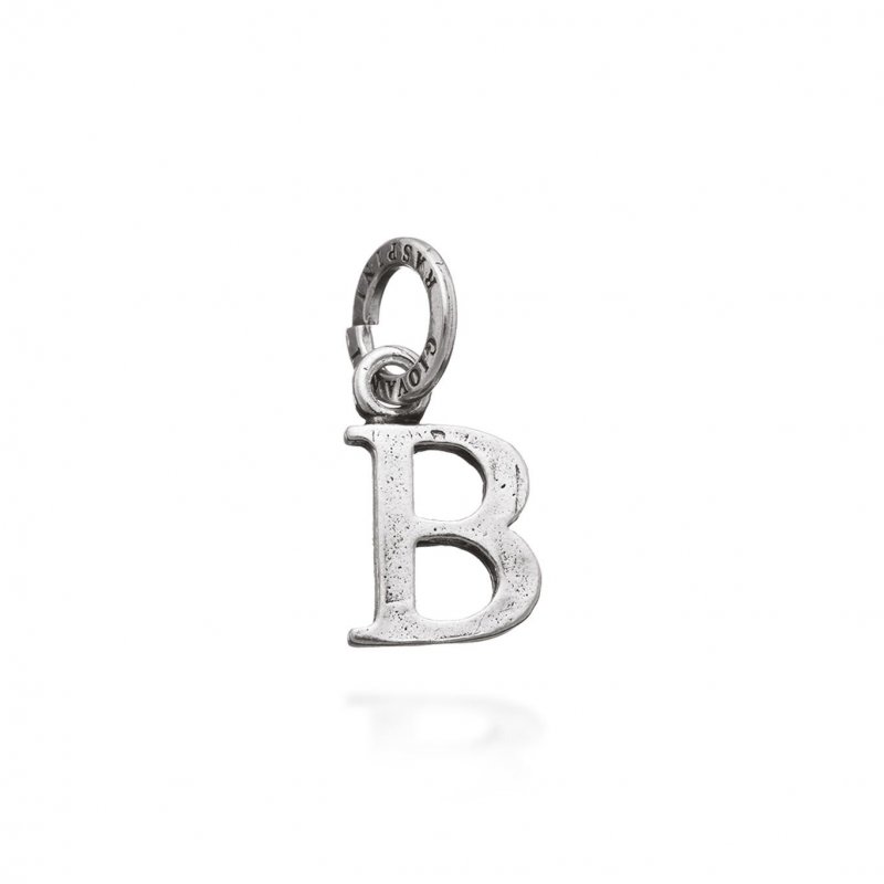 Giovanni Raspini - Charm Lettera Logo B - Argento