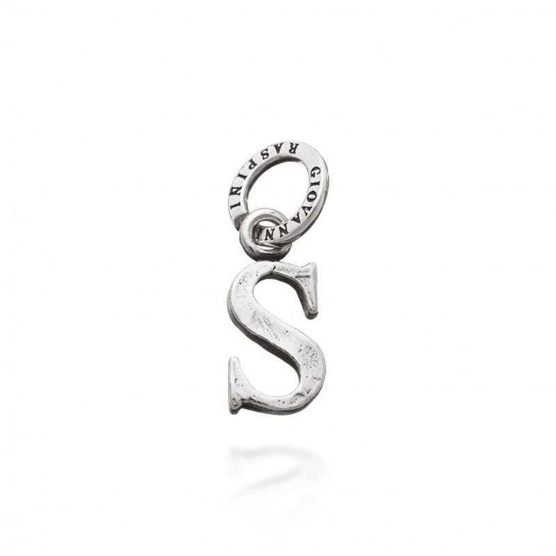 Giovanni Raspini - Charm Lettera Logo S - Argento