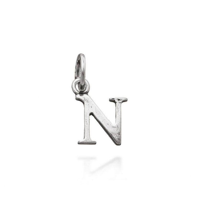Giovanni Raspini - Charm Lettera Logo N - Argento