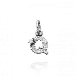 Giovanni Raspini - Charm "Q" - Argento - Stelle