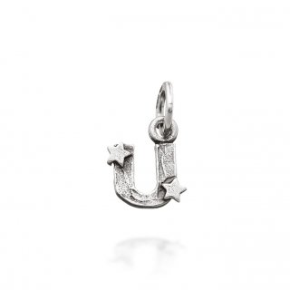 Giovanni Raspini - Charm "U" Con Stelle - Argento