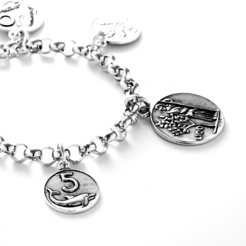 Giovanni Raspini - Charm 5 Lire - Argento