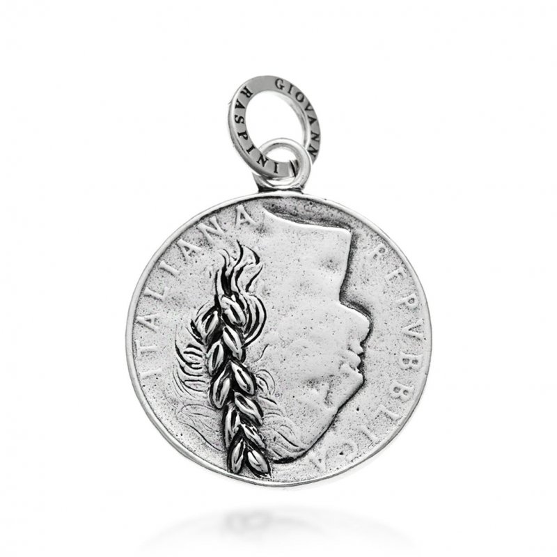 Giovanni Raspini - Charm 100 Lire - Argento