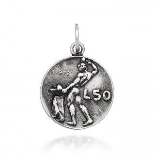 Giovanni Raspini - Charm 50 Lire - Argento