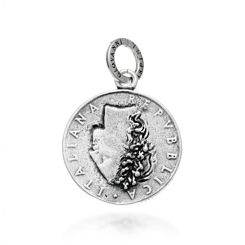 Giovanni Raspini - Charm 50 Lire - Argento
