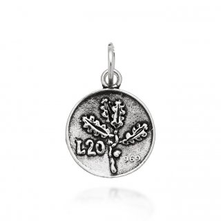 Giovanni Raspini - Charm 20 Lire - Argento