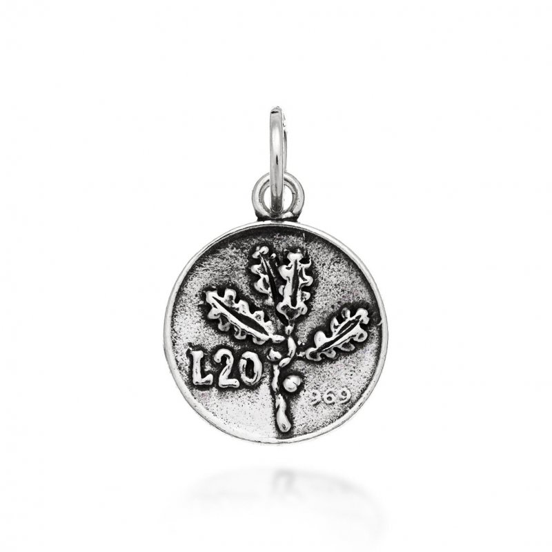 Giovanni Raspini - Charm 20 Lire - Argento