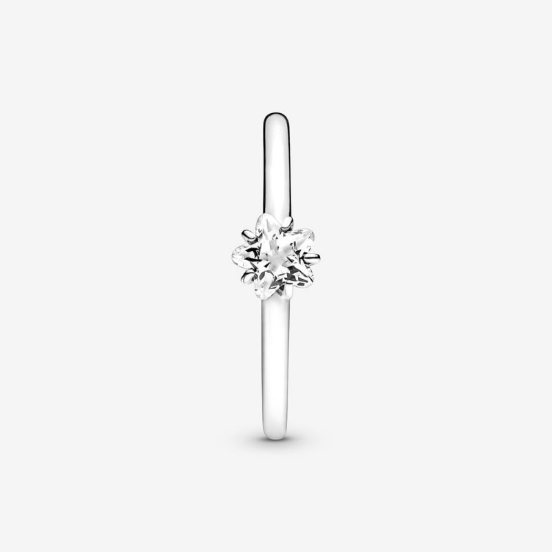 Anello Solitario Stella Celeste