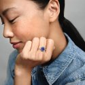 Anello Pietra Blu