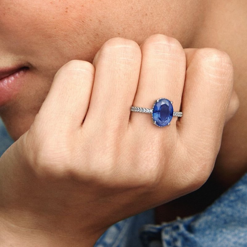 Anello Pietra Blu