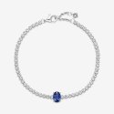 Bracciale Tennis Con Pietra Blu